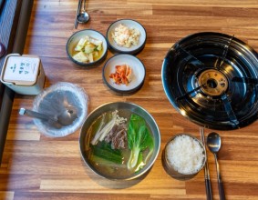 부천 중동 밥집, 부천시청역맛집 점심특선! 맑은 우육탕, 얼큰 우유탕면이 유명한 청담물갈비 부천 중동점*