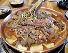 동해 맛집 청담물갈비에서 산더미불고기 먹어봤어요 !