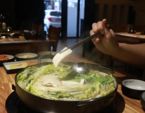 주안 식당 청담물갈비 신제품 밀푀유전골 너무 맛있네요